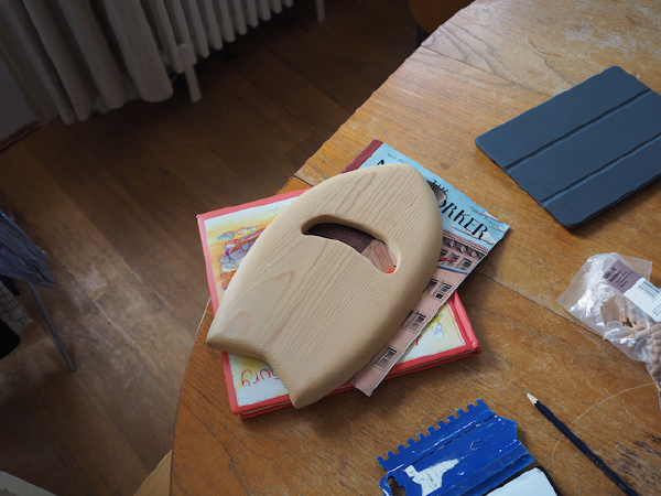 Ready to be finished with bio-resin.